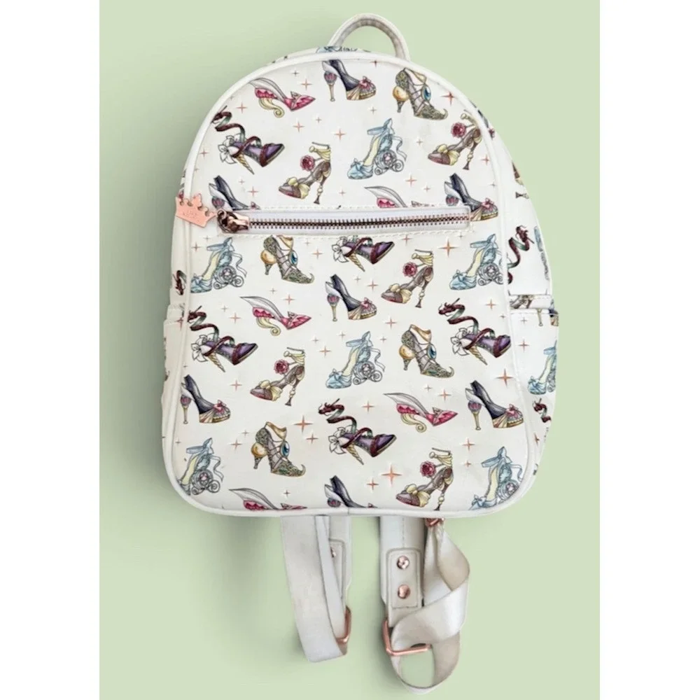 Disney Loungefly EXCLUSIVE Princess Runway Shoe Mini Backpack Rose Gold Hardware